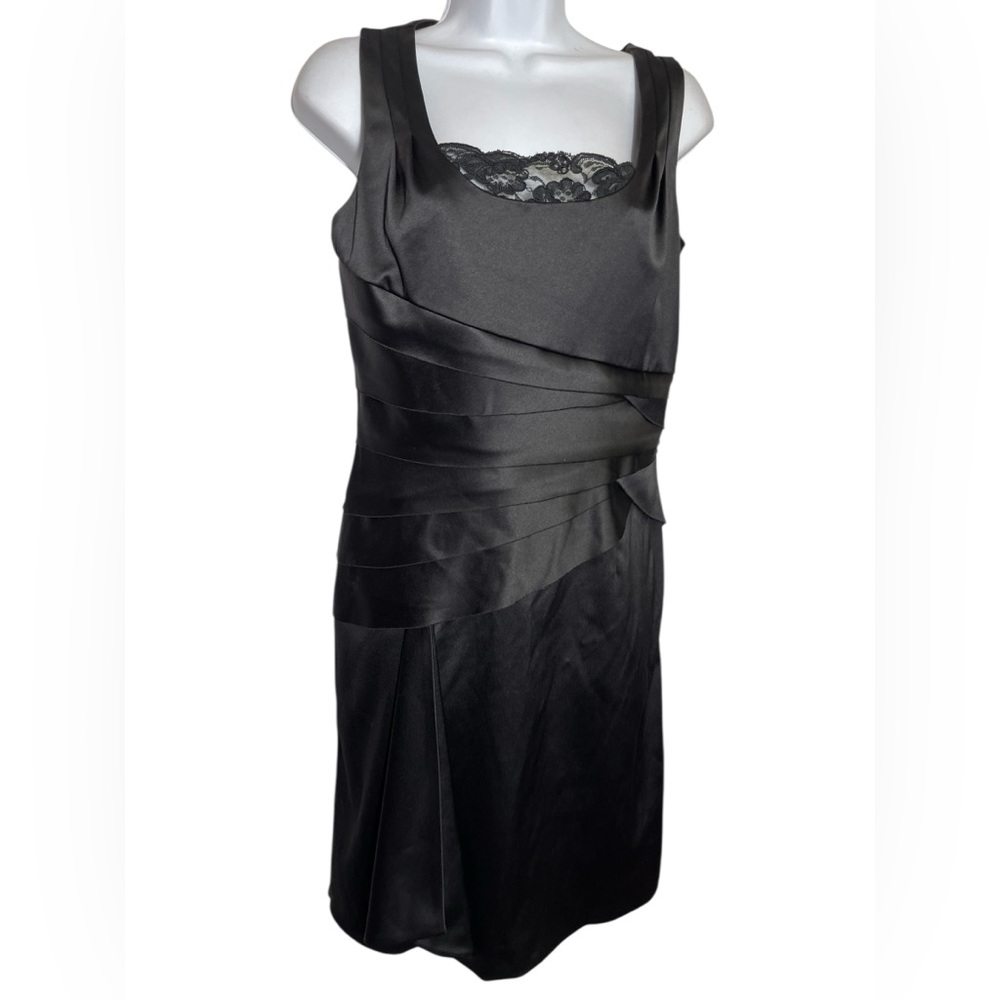 Max & Cleo‎ Dress Size 8 Elegant Black Sleeveless Dress PERFECT 🖤🖤🖤
